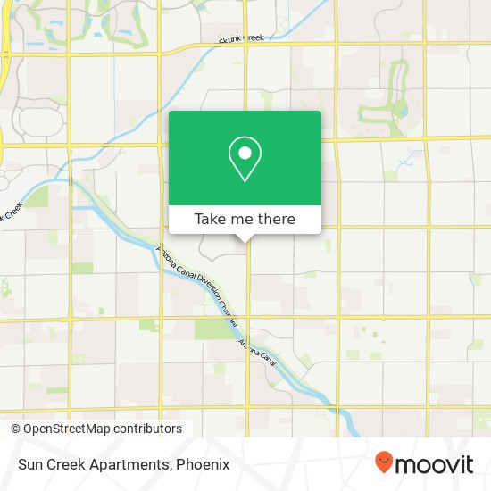 Sun Creek Apartments map