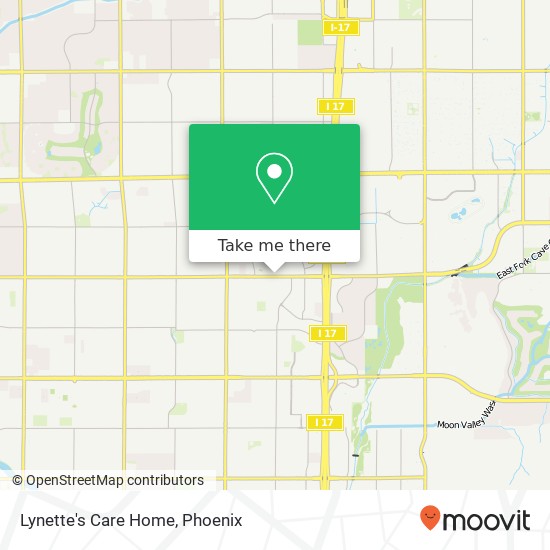 Mapa de Lynette's Care Home