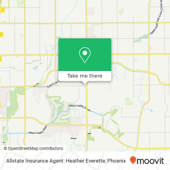 Allstate Insurance Agent: Heather Everette map