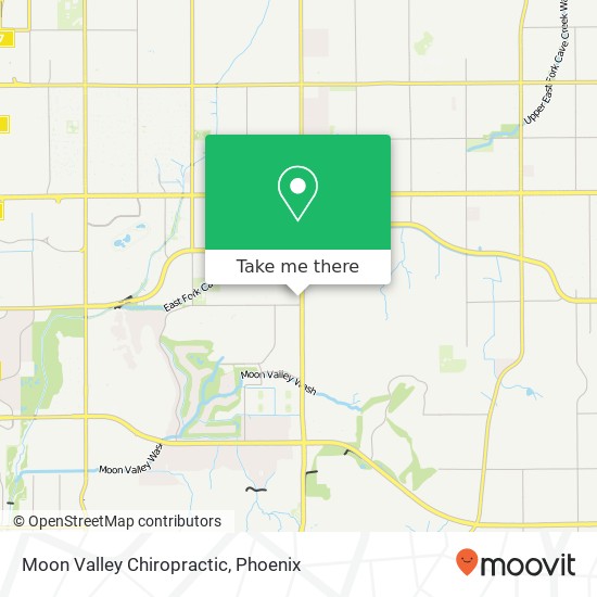 Moon Valley Chiropractic map