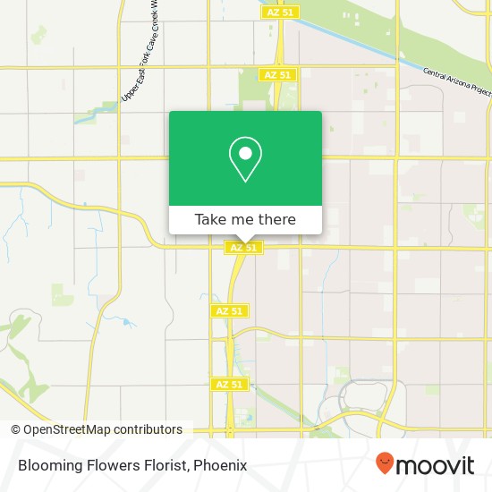 Blooming Flowers Florist map