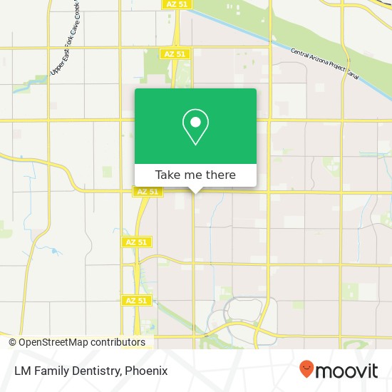 Mapa de LM Family Dentistry