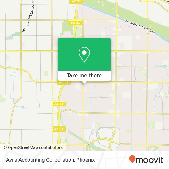 Avila Accounting Corporation map