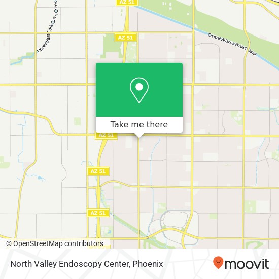 Mapa de North Valley Endoscopy Center