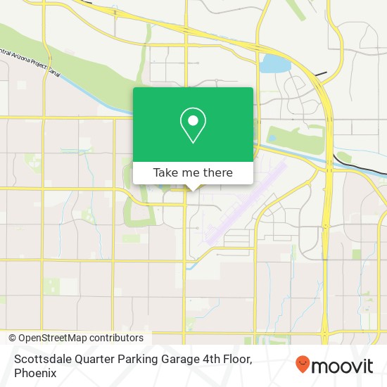 Scottsdale Quarter Parking Garage 4th Floor map