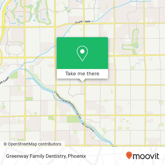 Mapa de Greenway Family Dentistry