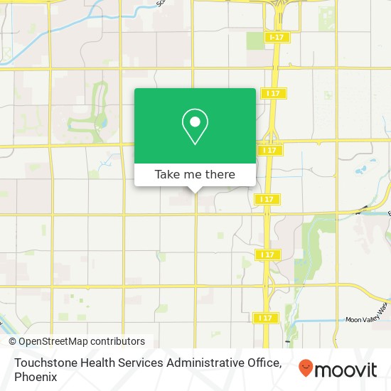 Touchstone Health Services Administrative Office map