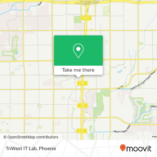 TriWest IT Lab map