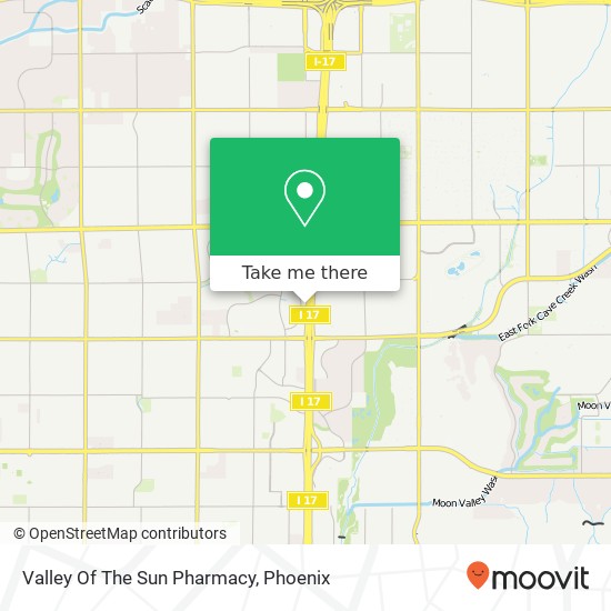 Valley Of The Sun Pharmacy map