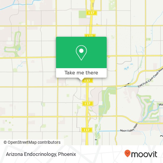 Mapa de Arizona Endocrinology