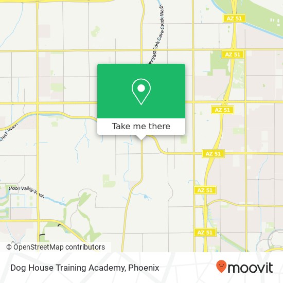 Mapa de Dog House Training Academy