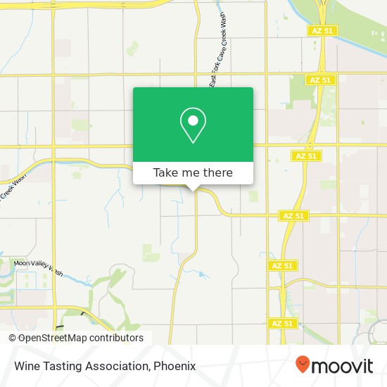 Wine Tasting Association map