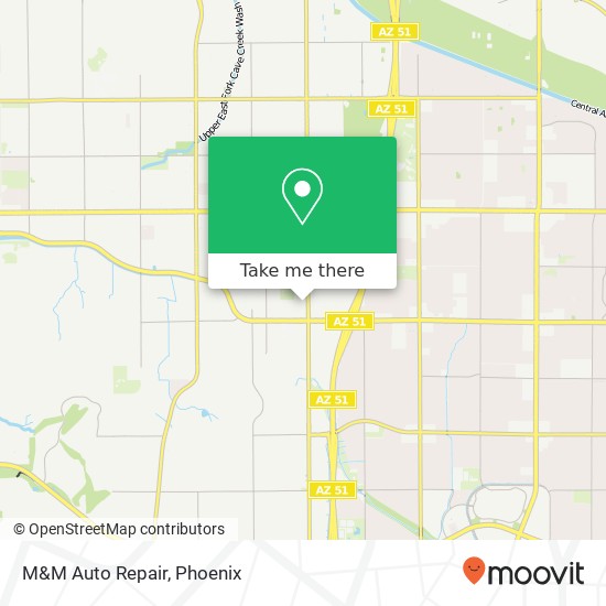 Mapa de M&M Auto Repair