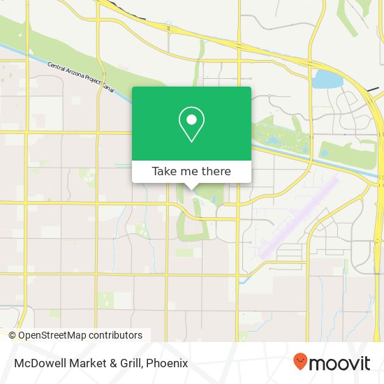 McDowell Market & Grill map