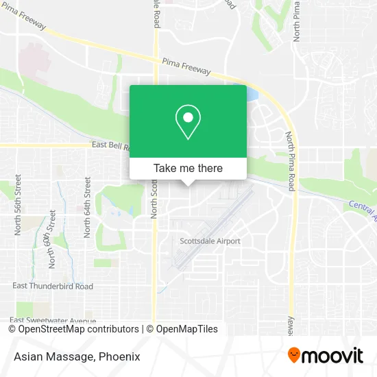 Asian Massage map