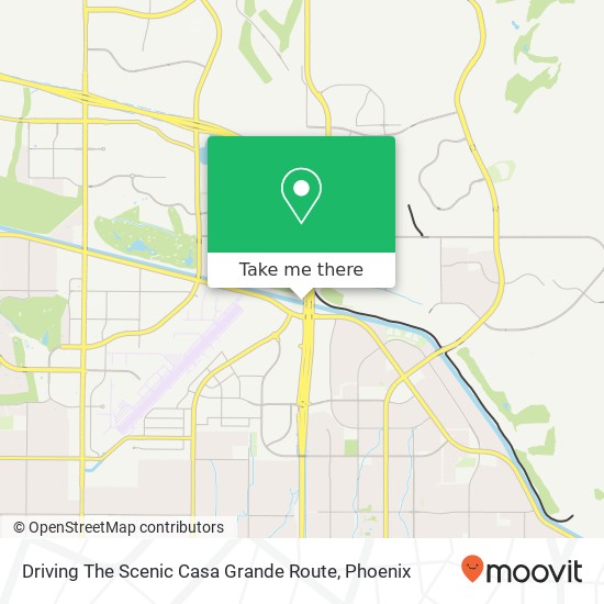 Mapa de Driving The Scenic Casa Grande Route