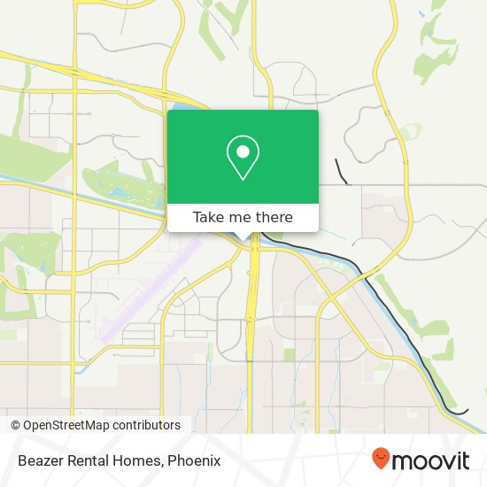 Beazer Rental Homes map