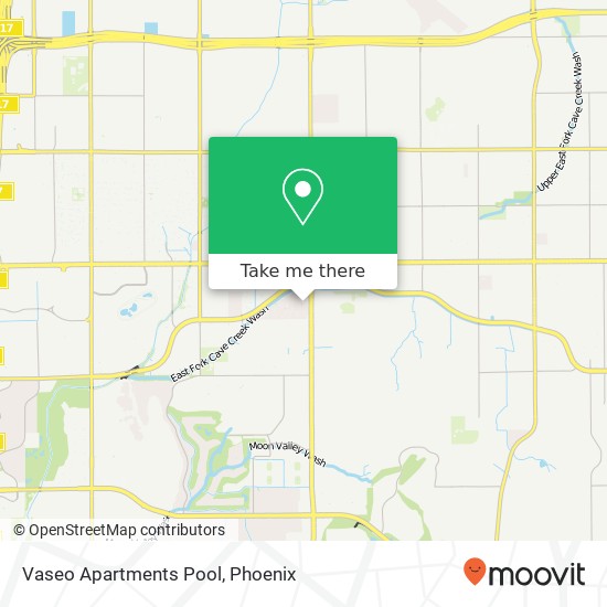 Vaseo Apartments Pool map