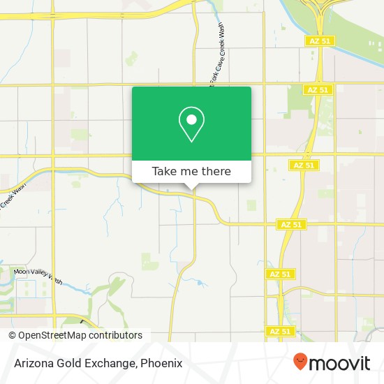 Mapa de Arizona Gold Exchange