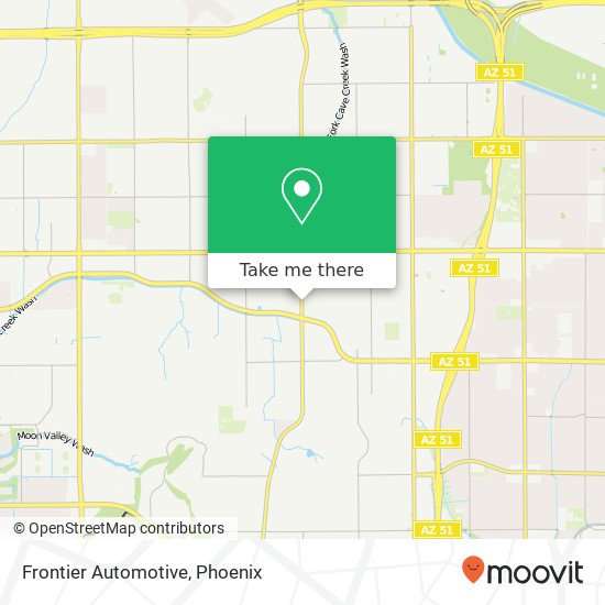 Frontier Automotive map