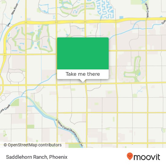 Saddlehorn Ranch map