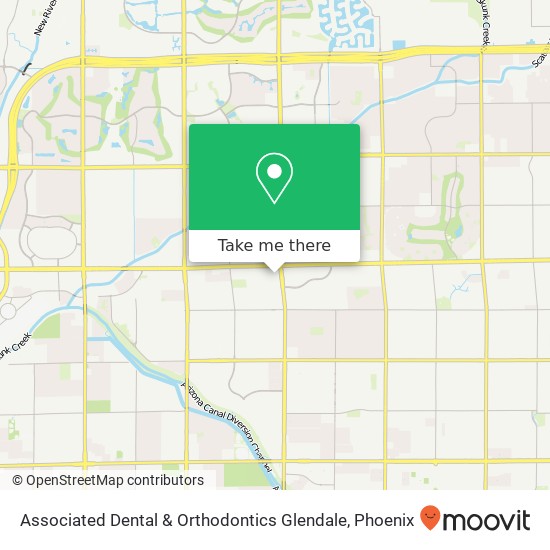Associated Dental & Orthodontics Glendale map