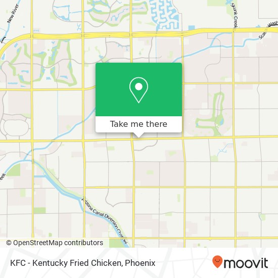 Mapa de KFC - Kentucky Fried Chicken