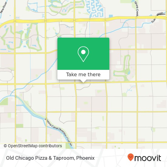 Mapa de Old Chicago Pizza & Taproom