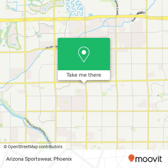 Arizona Sportswear map