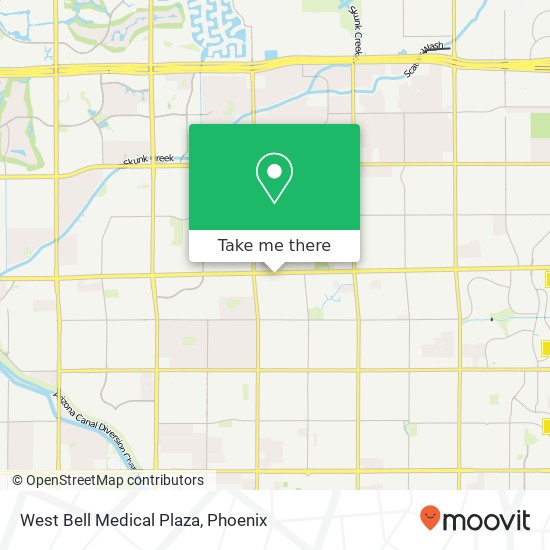 Mapa de West Bell Medical Plaza