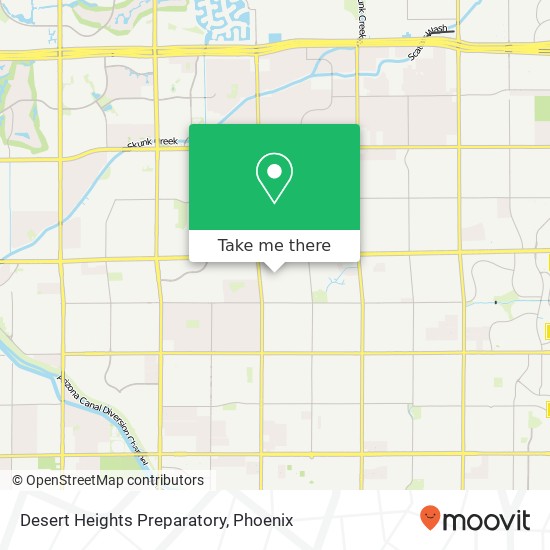 Desert Heights Preparatory map