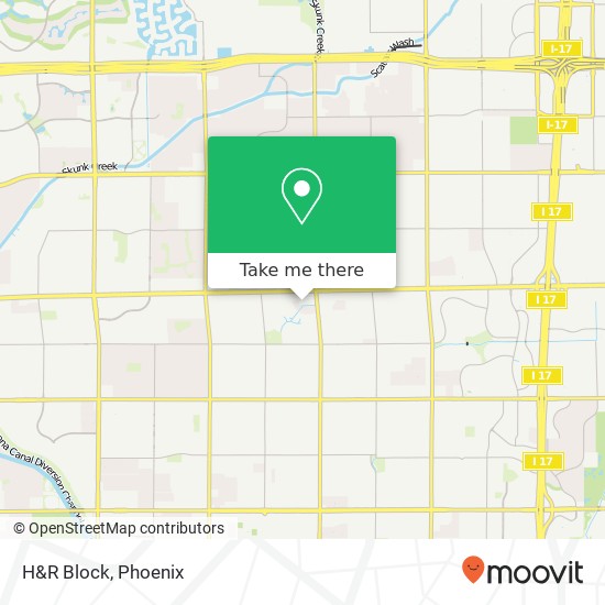 H&R Block map