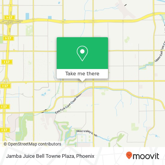 Jamba Juice Bell Towne Plaza map