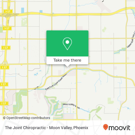 Mapa de The Joint Chiropractic - Moon Valley