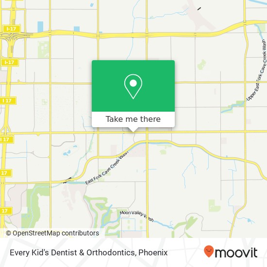 Every Kid's Dentist & Orthodontics map