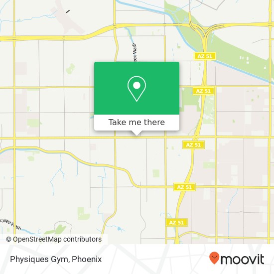 Physiques Gym map