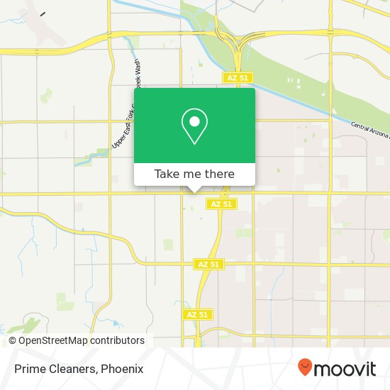 Prime Cleaners map