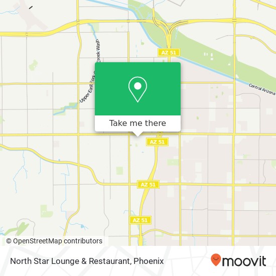 Mapa de North Star Lounge & Restaurant