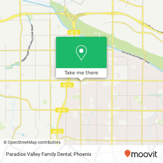 Mapa de Paradise Valley Family Dental