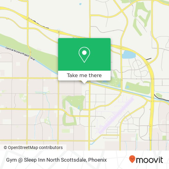 Gym @ Sleep Inn North Scottsdale map