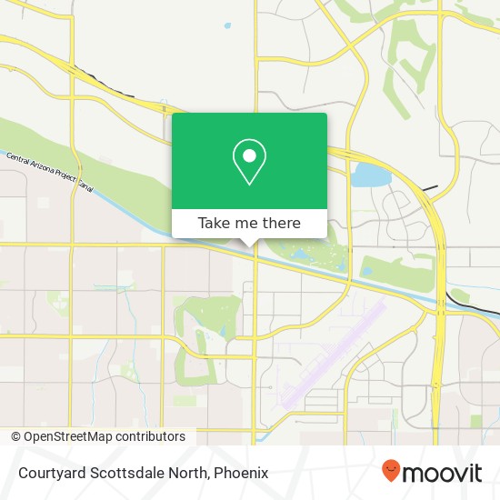 Mapa de Courtyard Scottsdale North