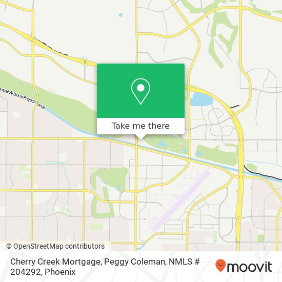 Mapa de Cherry Creek Mortgage, Peggy Coleman, NMLS # 204292