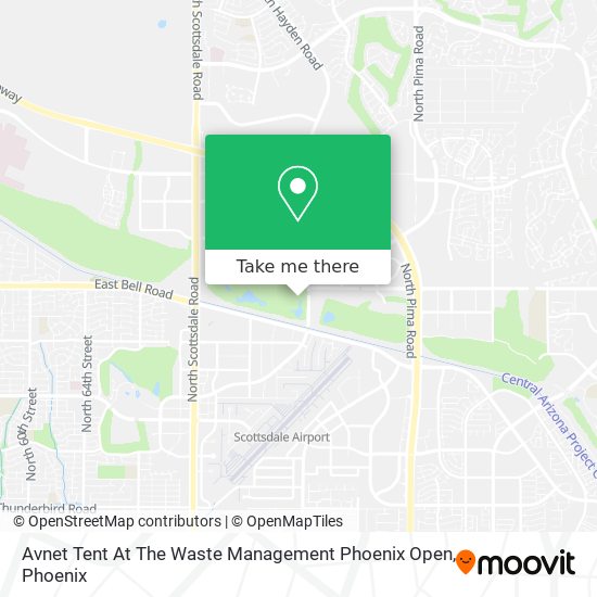 Avnet Tent At The Waste Management Phoenix Open map