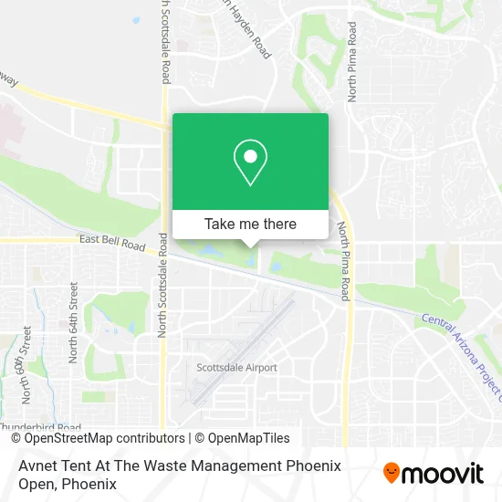Avnet Tent At The Waste Management Phoenix Open map