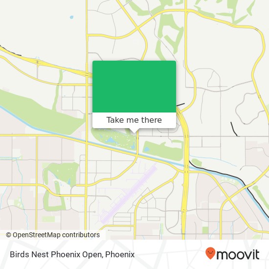 Mapa de Birds Nest Phoenix Open