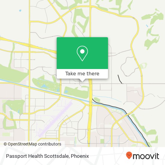 Mapa de Passport Health Scottsdale