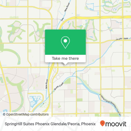 Mapa de SpringHill Suites Phoenix Glendale / Peoria