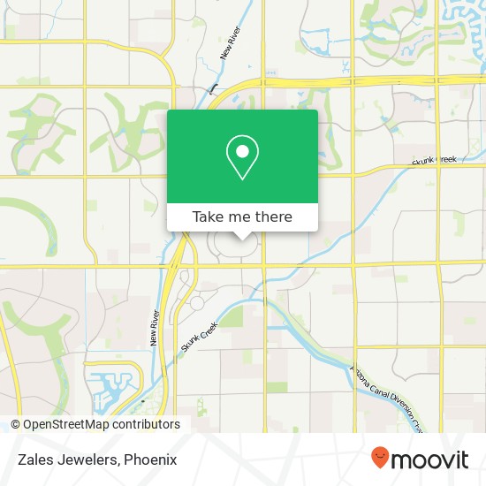 Zales Jewelers map