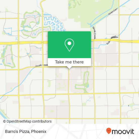 Barro's Pizza map