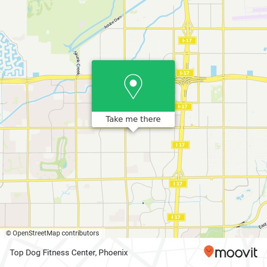 Mapa de Top Dog Fitness Center